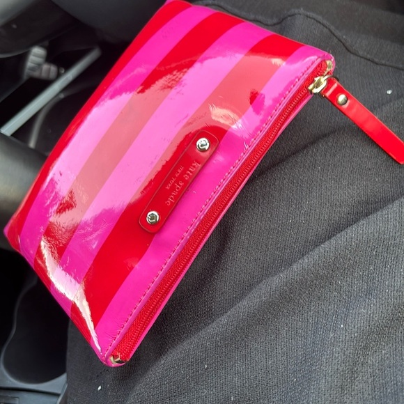 KATE SPADE Penn Valley top mini zip pouch makeup Bag - Picture 7 of 12